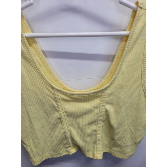 Double Zero Women's Soft Knit Workout Top Muscle Tank Top Crop Top Size L - Picture 7 of 9